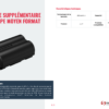Batterie supplémentaire pour type moyen format - FUJIFILM NP-W235 – Image 2