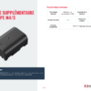 Batterie supplémentaire pour type m4/3 - PANASONIC DMW-BLF19E – Image 2