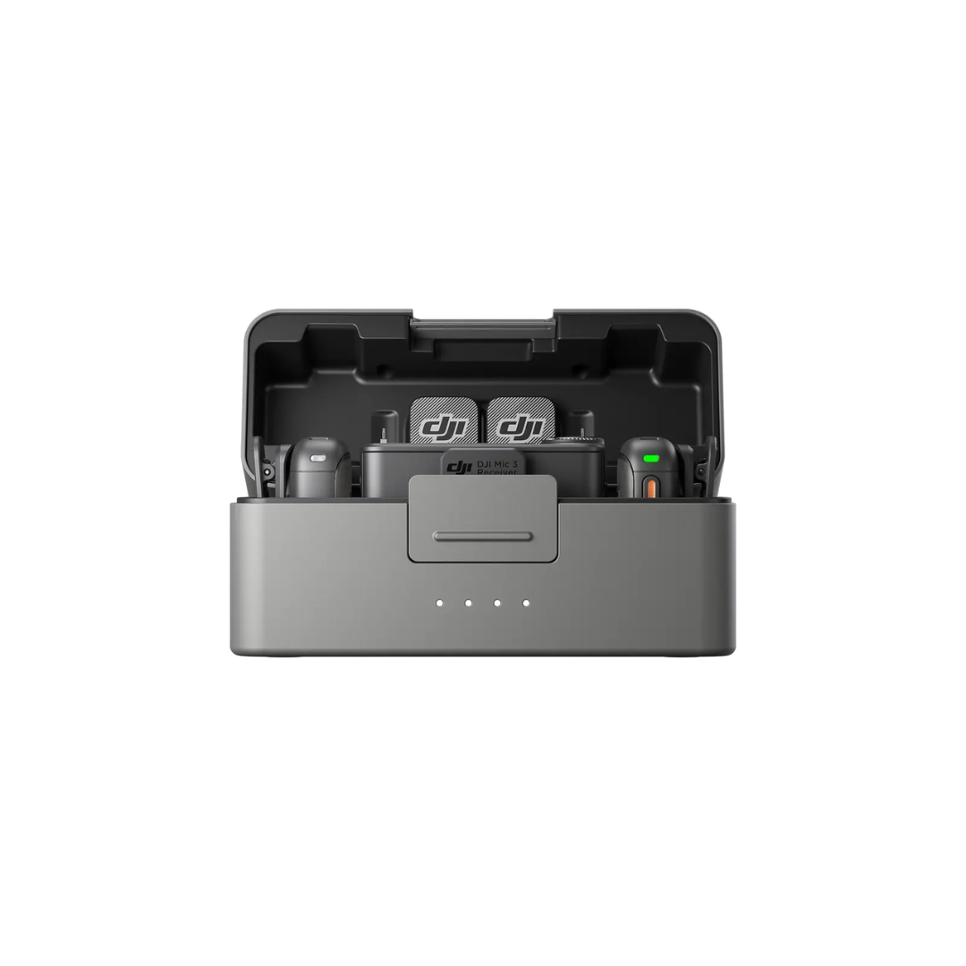 Pack 2 émetteur, 1 récepteur et boitier de rechargement - DJI MIC 3