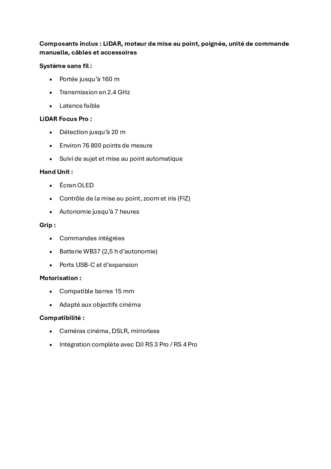 Focus pro avec lidar - DJI FOCUS PRO CREATOR COMBO – Image 3