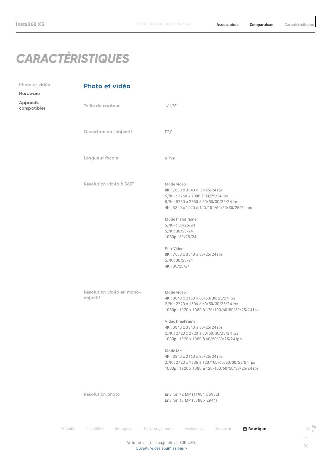 Caméra 360° - INSTA360 X5 BUNDLE – Image 4