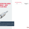 Adaptateur audio XLR femelle / Jack mâle 6,35 - NEUTRIK NA3FP – Image 2