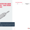 Adaptateur audio XLR mâle / Jack mâle 6,35 - NEUTRIK NA3MP – Image 2